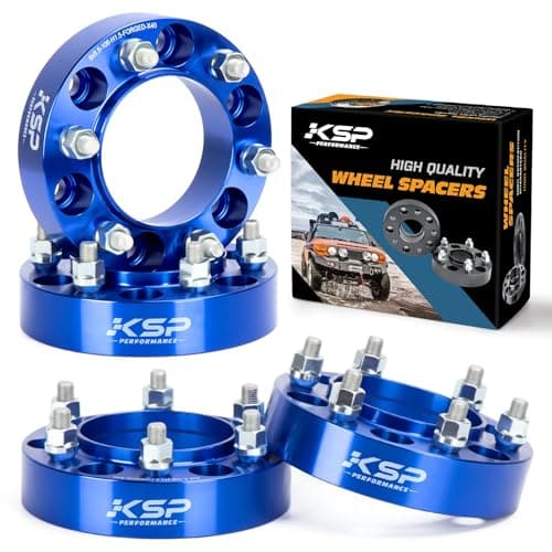 KSP 6x5.5 Wheel Spacer Compatible with Toyota Tacoma 4Runner FJ Cruiser Tundra Sequoia, 1.5 inch 6x139.7mm 6 Lug Hub Centric Wheel Spacers with 106mm Bore 12x1.5 Studs for GX460 GX470, Set of 4