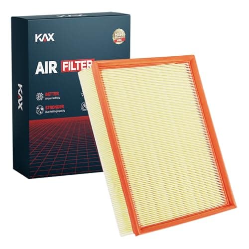 KAX Engine Air Filter, CA10228 Replacement for Jeep Liberty V6 3.7L 2008-2012, Dodge Nitro V6 3.7L 2007-2011, Nitro V6 4.0L 2007-2011, Advanced Air Filter Media, Increased Acceleration
