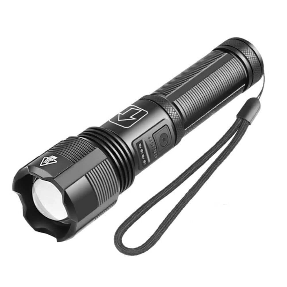 Furret Super Bright Adjustable Beam Pocket USB Rechargeable LED Torch Light Tactical Flashlights Rechargeable Battery