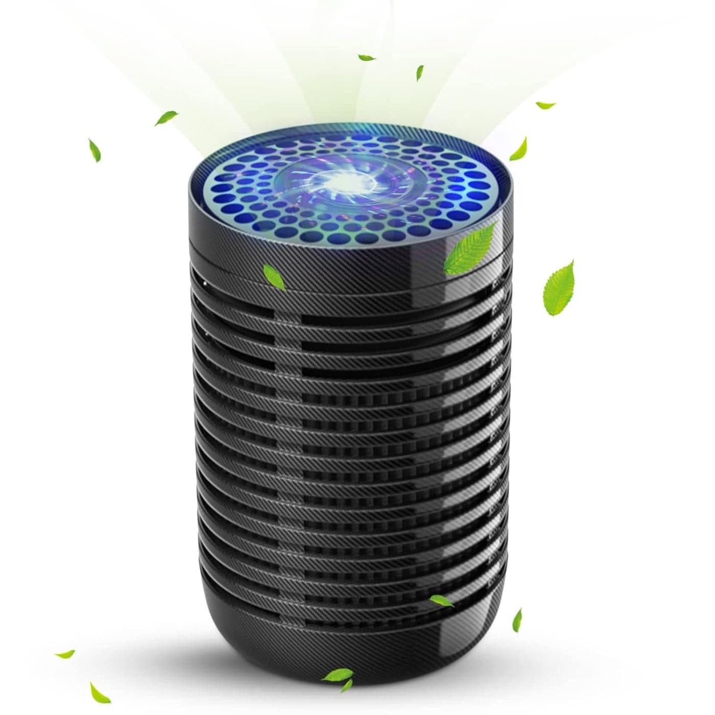 Portable Car Air Purifier Air Freshener Odor Eliminator Removes Dust Smoke and Allergens Compact Design