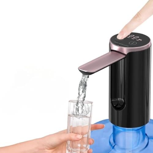 Qlect Magic Automatic Electric Water Dispenser Pump for 20 Litre Bottle Portable Water Pump Dispenser for Home, Office, and Outdoors | 1200 mAh C-Type Fast Charging Battery