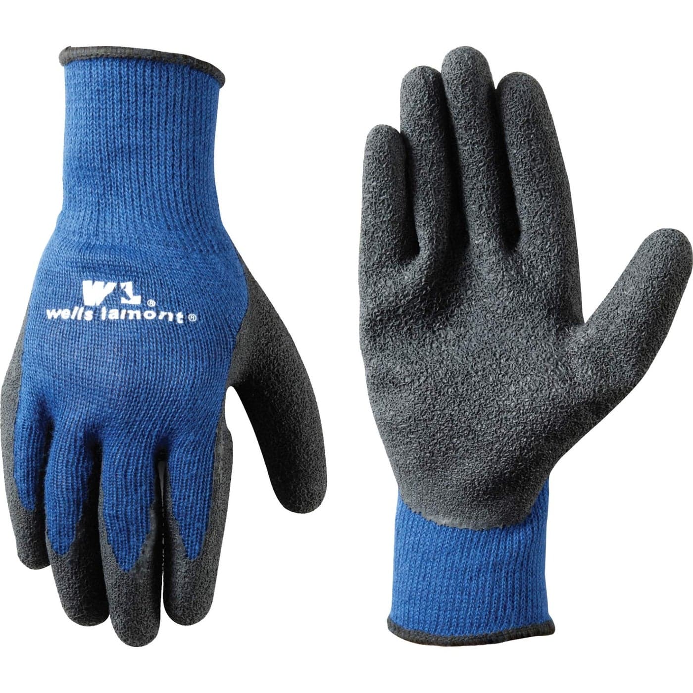 Wells Lamont Mens Coated Grip Work Gloves with Latex Coating Large 524L