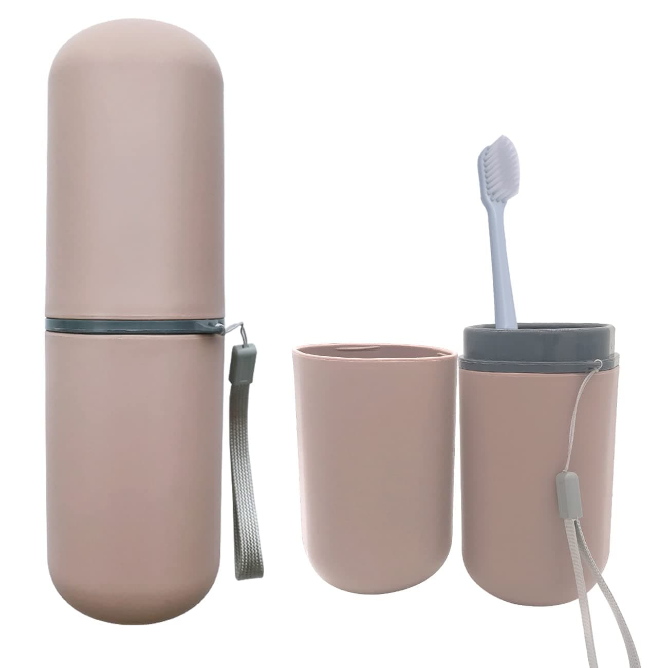 Travel Toothbrush Case Toothbrush Holder Travel Case Portable Toothbrush Travel Container for Bathroom Travel School Business Camping Toothbrush Case for Traveling