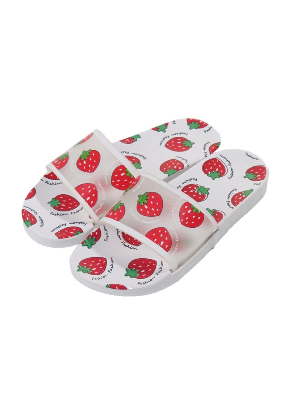 Strawberry Print Fashion Slide Sandals 36-37