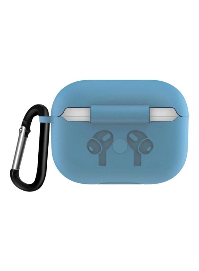 Silicone Case Cover For Apple AirPods Pro Light Blue