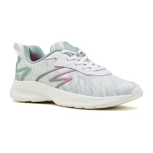 Campus Women's Terra WHT/S.GRN Running Shoes - 5UK/India 1 Pair
