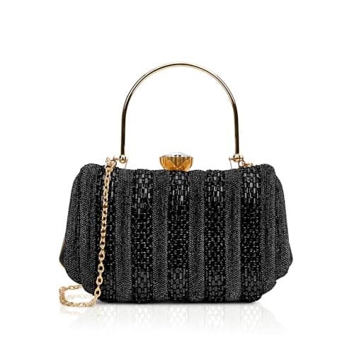 Lavie Signature Women's Quincy Handle Framed Clutch|Ladies Purse |Gift For Women