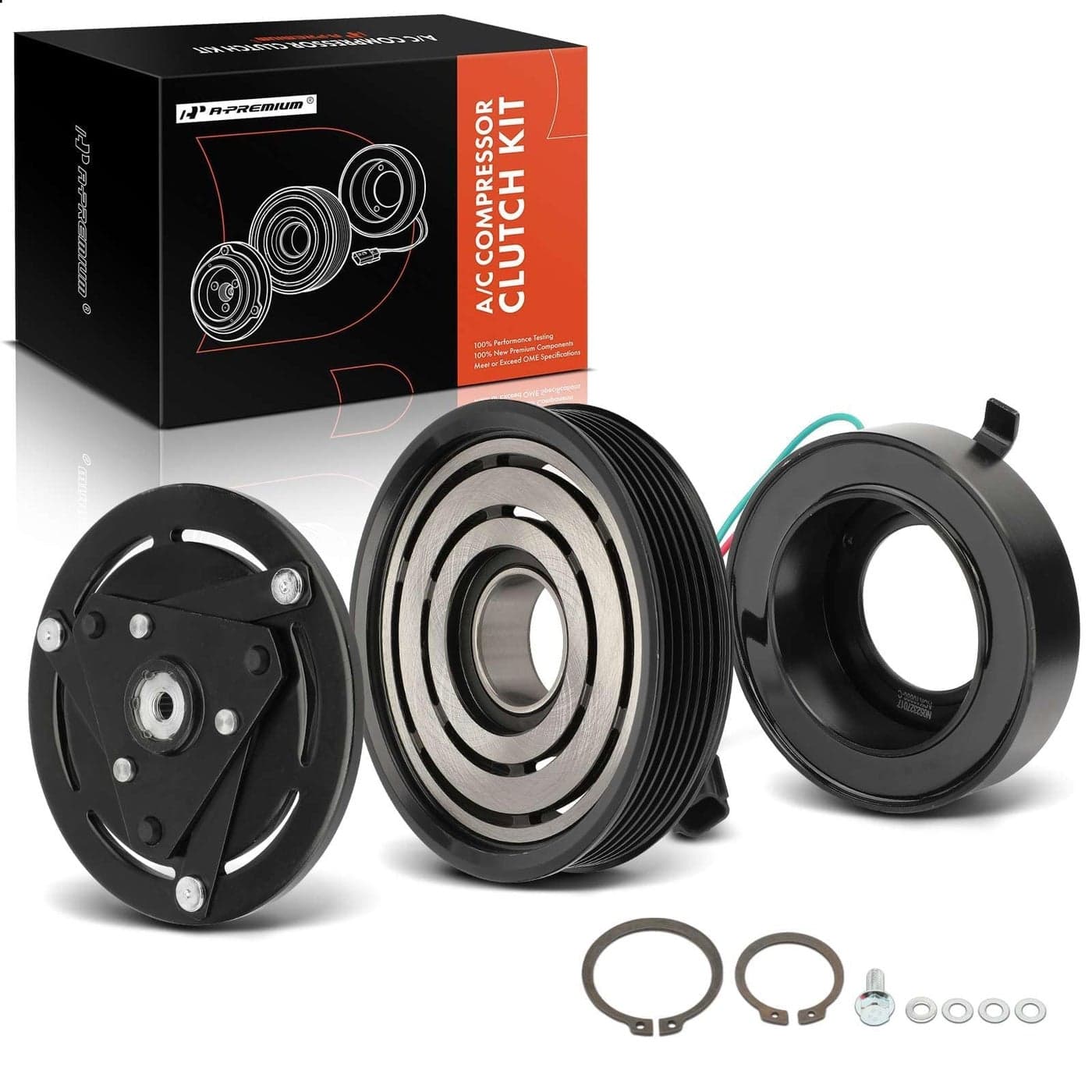 APremium AC Compressor Clutch Kit Compatible with Nissan Altima 25L 20072012 Sentra 25L 20072012