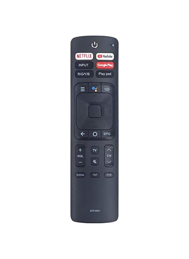 ERF3I69H Replaced Voice Remote Control Compatible with Hisense Smart 4K TV 50RG 55RG 65RG 55H9100E 55Q8809 65H9100E, Backup Remote for ERF3B69 ERF3A69S ERF3B69S ERF3I69H W9HBRCB0006