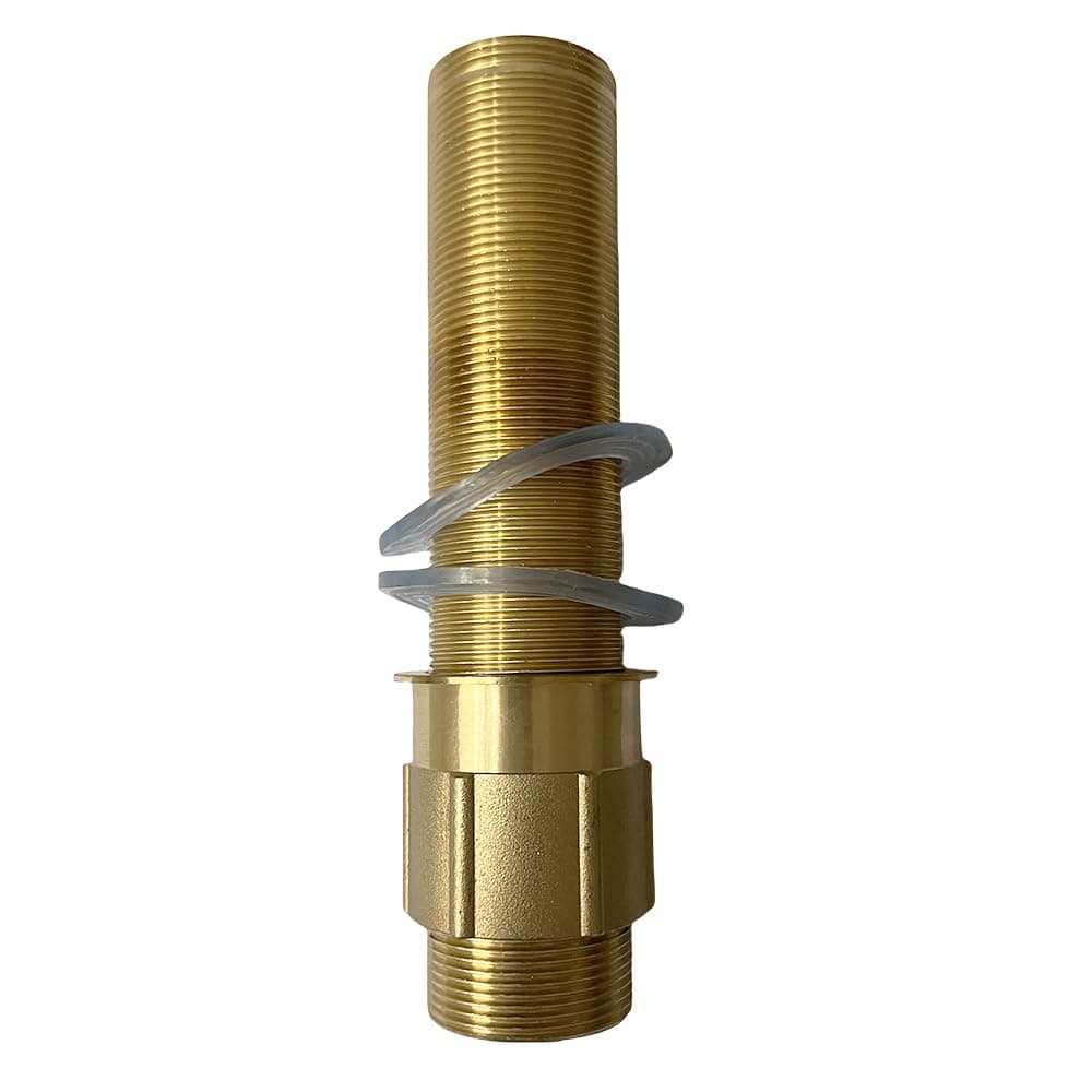 Weirun Faucet Nipple with Locking Nut and Washers 6 inch Extra Length Shank Nuts Faucet Tap Extension Threaded Pipe Mounting Hardware Part 15cm