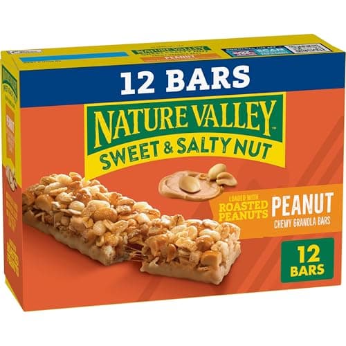 Nature Valley Granola Bars Sweet and Salty Nut Peanut 12 Bars 144 oz