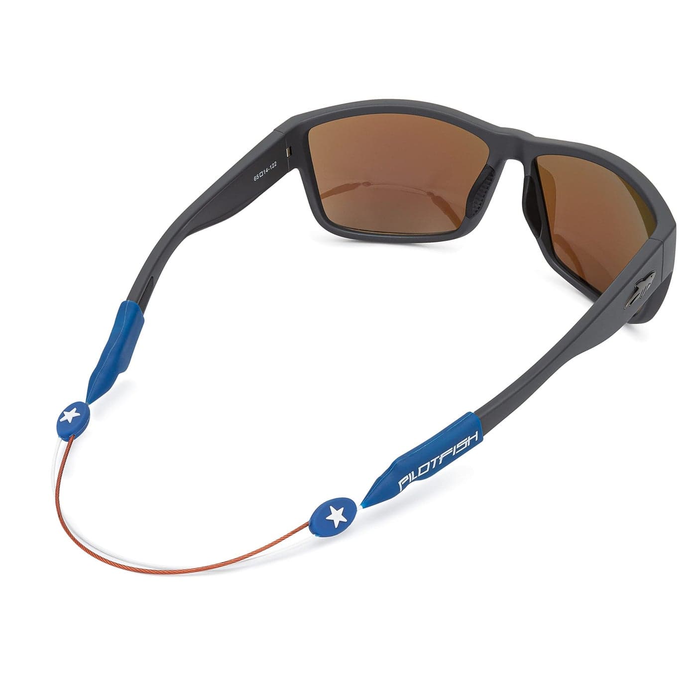 Pilotfish No Tail Adjustable Eyewear Retainer Cable Strap Sunglasses Eyeglasses Glasses 16 Inch Freedom