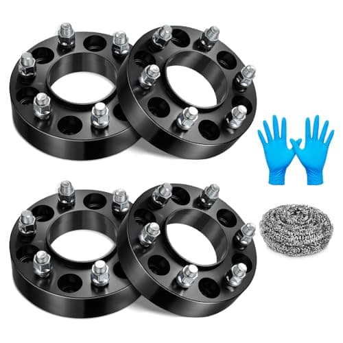 BDFHYK 6x135mm Wheel Spacers, 1.5 inch Hubcentric Wheel Spacer Compatible with Lincoln Navigator F150 Expedition Lobo 2015-2025,Forged 6 Lug Wheel Adapters M14x1.5 & 87.1 mm Hub Bore, Set of 4