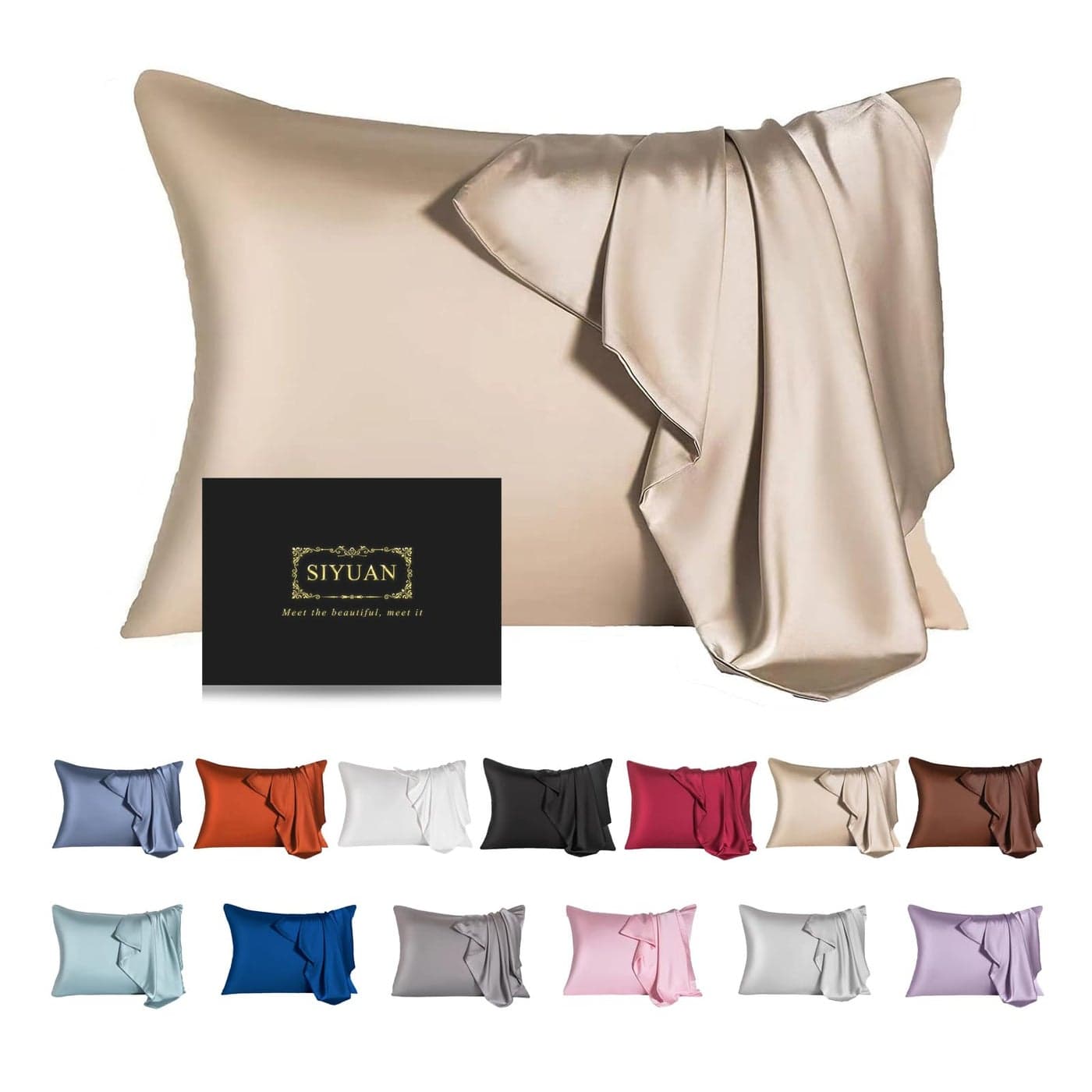 Mulberry Silk Pillowcase for Hair and SkinToddler Size Kids Silk Pillow Case with Hidden ZipperAllergen Proof Dual Sides Soft Breathable Smooth Silk Pillow CoverToddlerChampagne