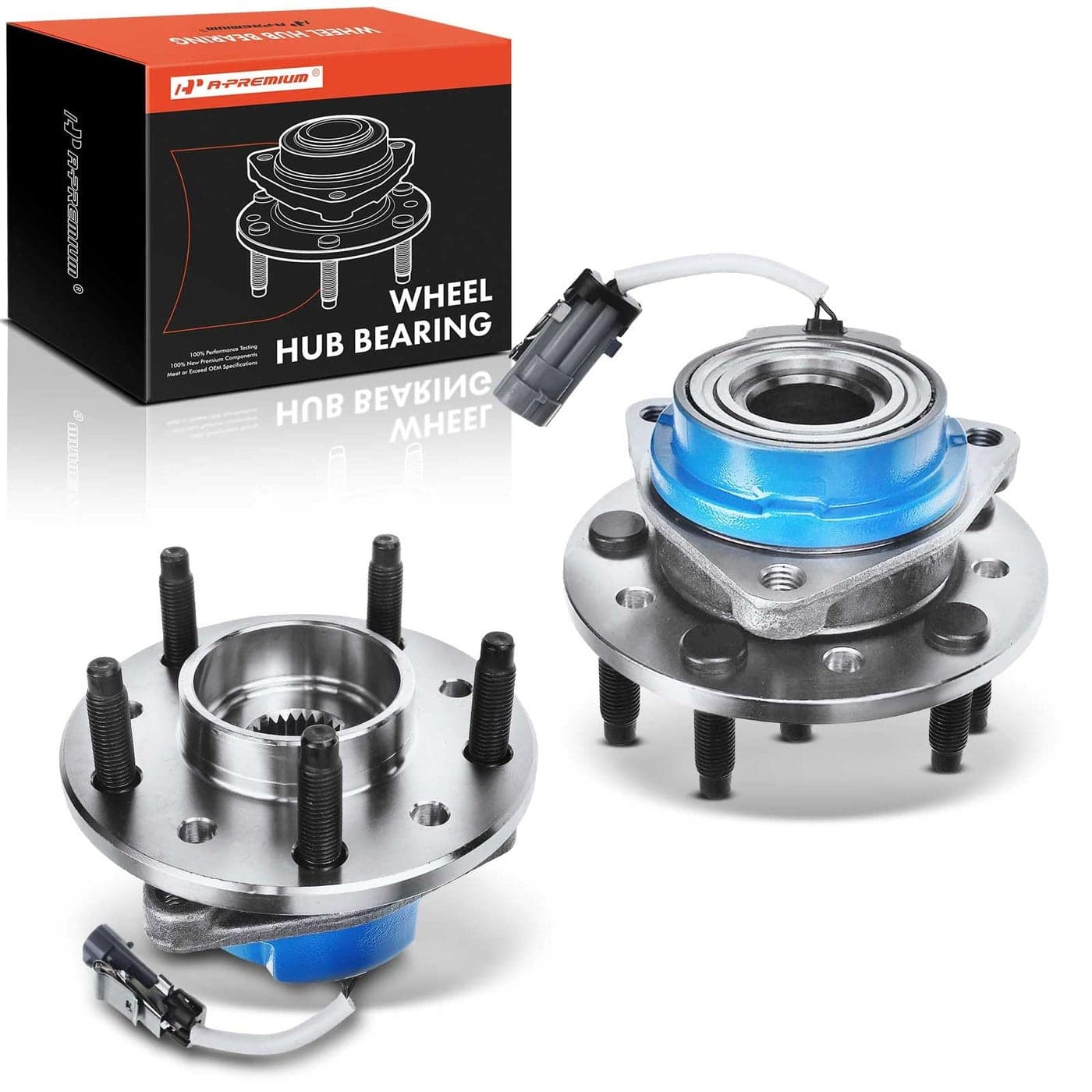 APremium 2 x Front Wheel Bearing and Hub Assembly with ABS 5Lug Compatible with Chevy Malibu 9703 Classic 0405 Olds Alero 9904 Cutlass 9799 Pontiac Grand Am 9905 FWD