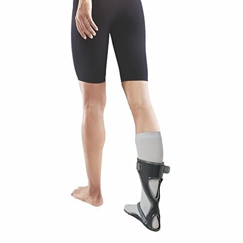 Vissco Foot Drop Splint, Ankle Support for patients suffering from Foot Drop, Prevents Axial Rotation of The Leg And Foot (Right Leg) - Large (Grey)