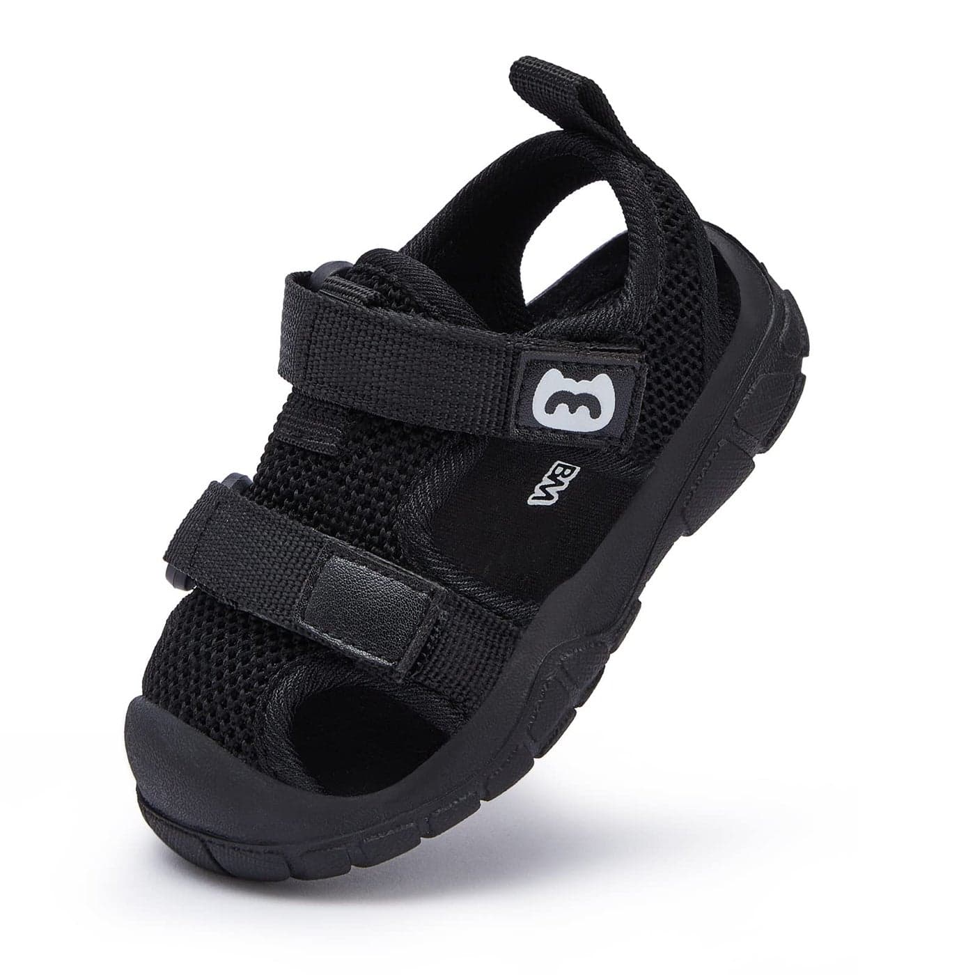 BMCiTYBM Baby Boy Girl Closed Toe Summer Sandals Lightweight Shoes Infant NonSlip First Walking Sneakers 6 9 12 18 24 Months Black Size 612 Months Infant