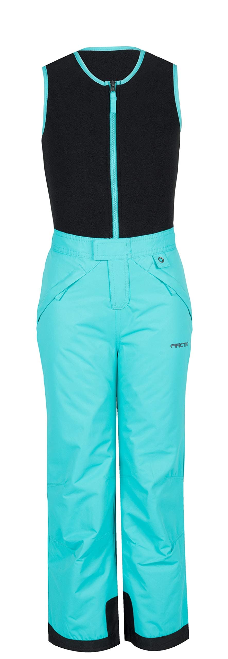 Arctix Kids Limitless Fleece Top Bib Overalls, Bluebird, 4T