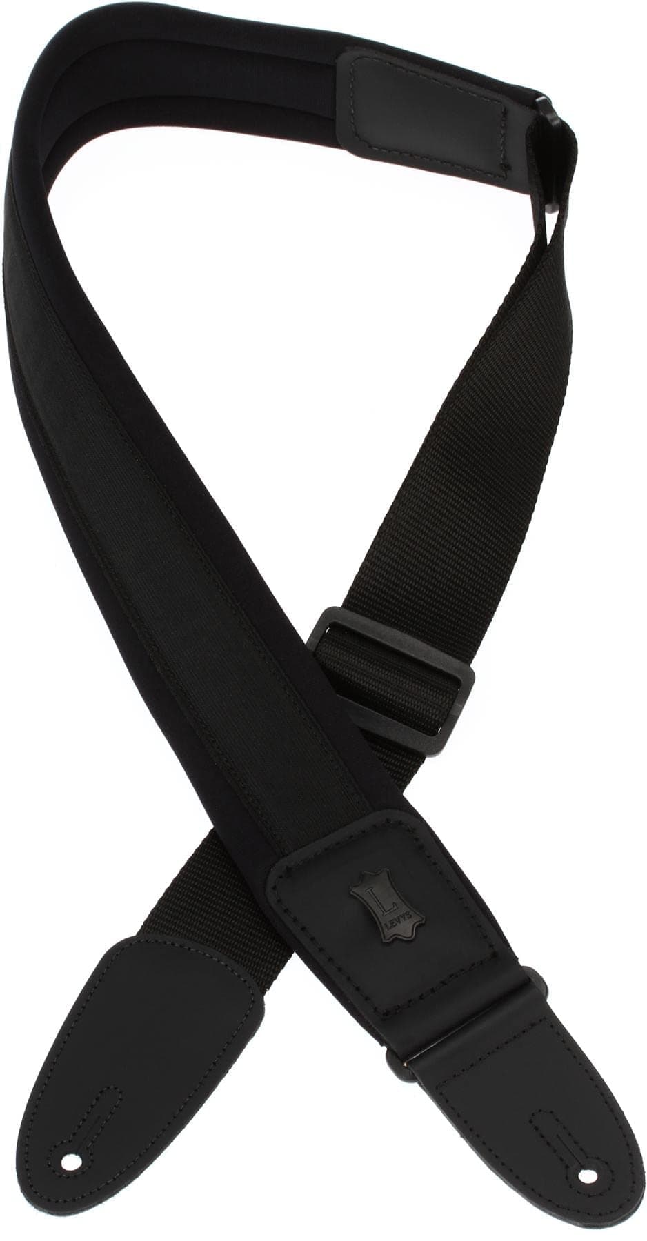 Levy's Leathers 2 1/2" Neoprene Padded Guitar Strap,Black