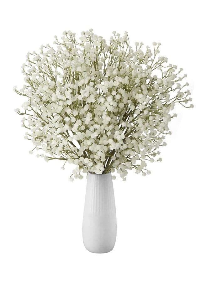 12 Pcs Artificial Flowers 23.62 White One Size