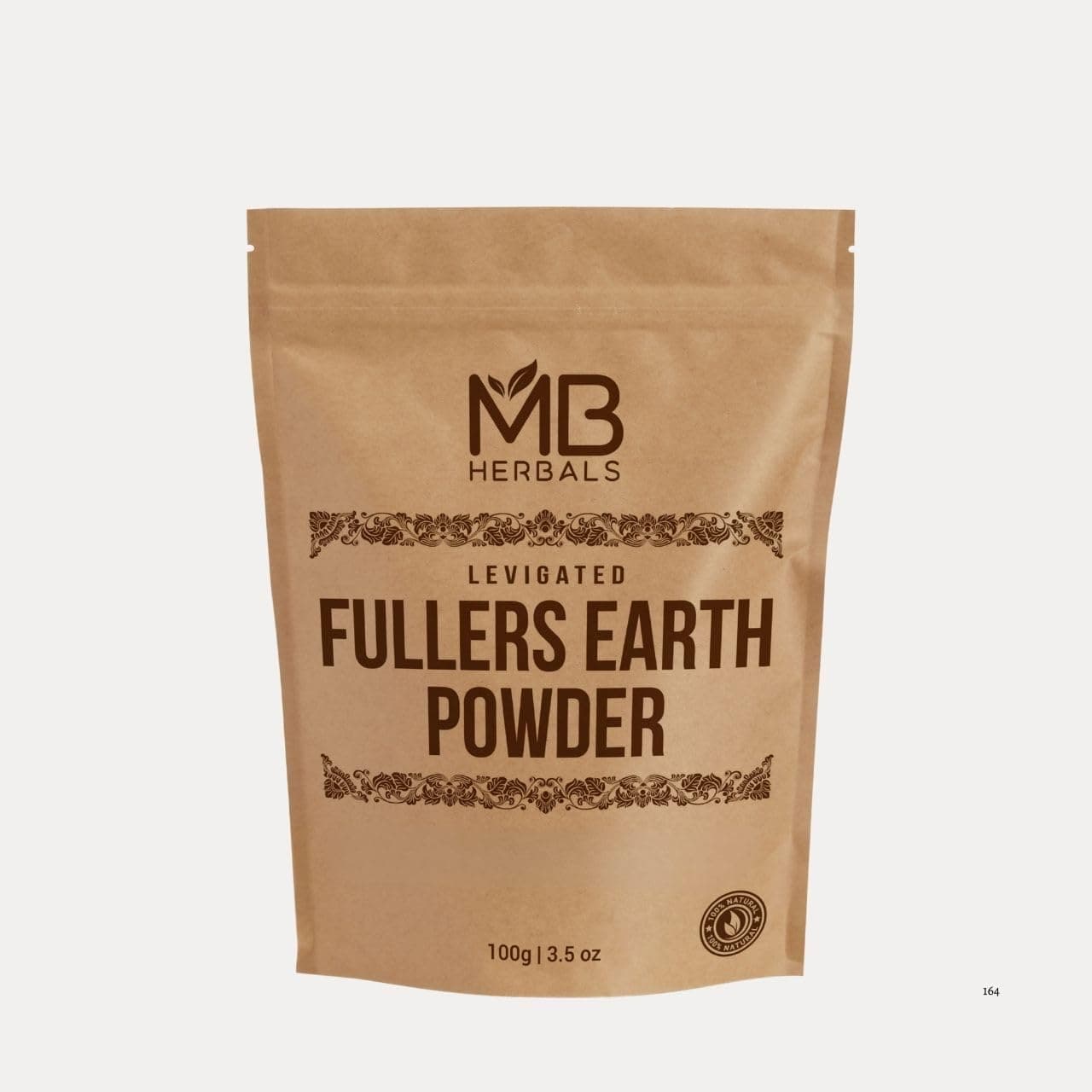 MB Herbals Fullers Earth Powder 100 Gram 35 oz Fullers Earth Powder Multani Mitti Bentonite Clay Powder for Face Pack No Fragrance No Preservative