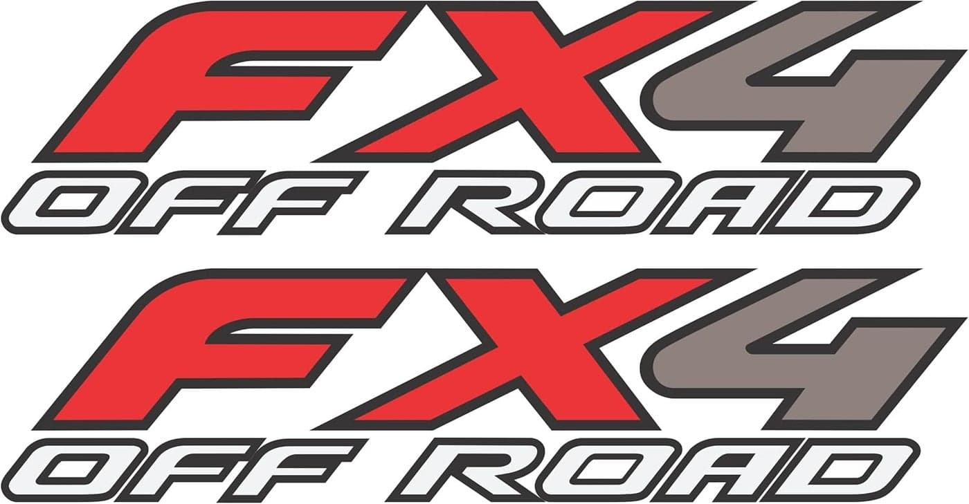 GOLD HOOK FX4 Off Road Decal Sticker for Truck F150 F250 F350 Super Duty