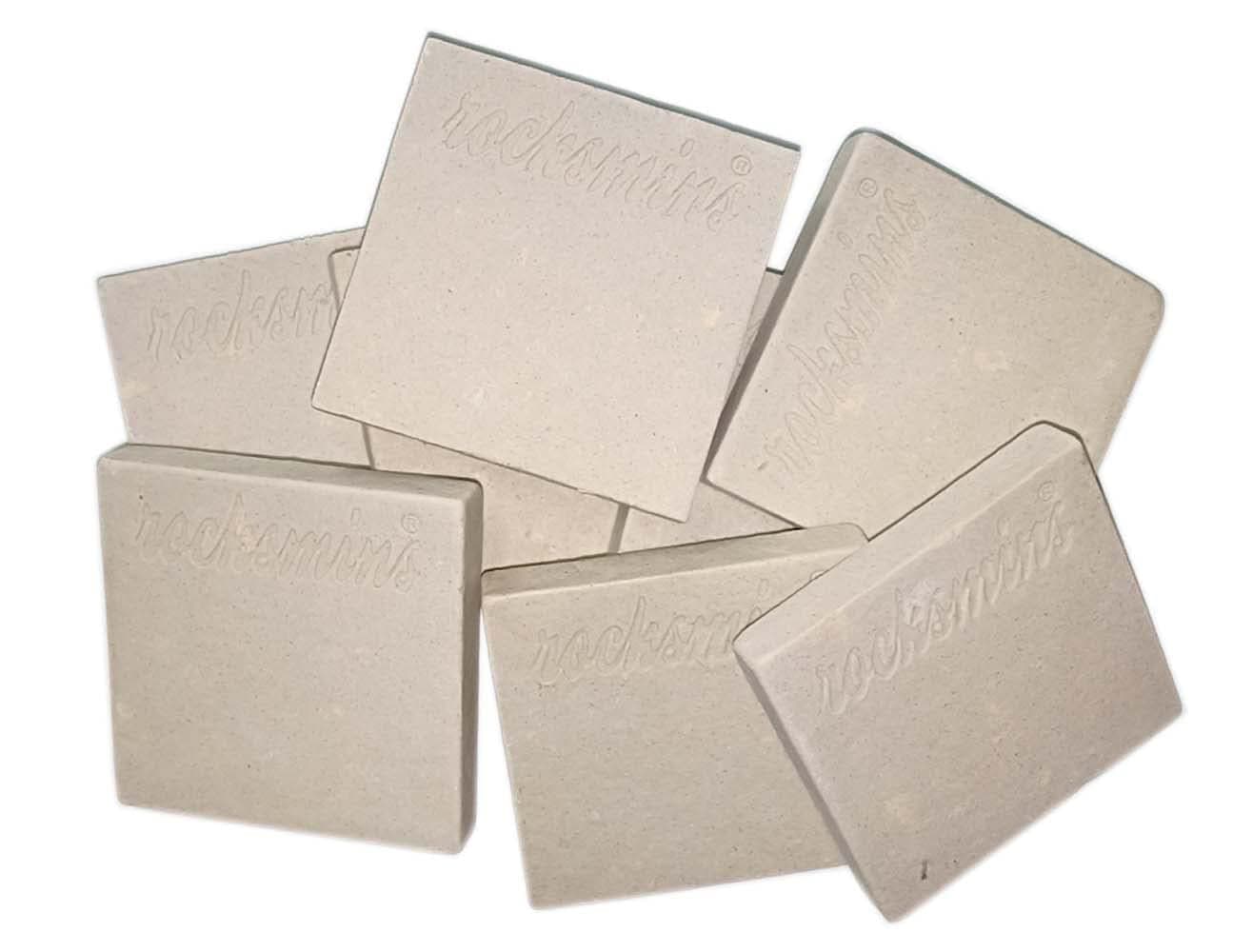 rocksmins Streak Plate for Minerals Streak Test & Mohs Hardness Test 10 Pcs White, for Kid