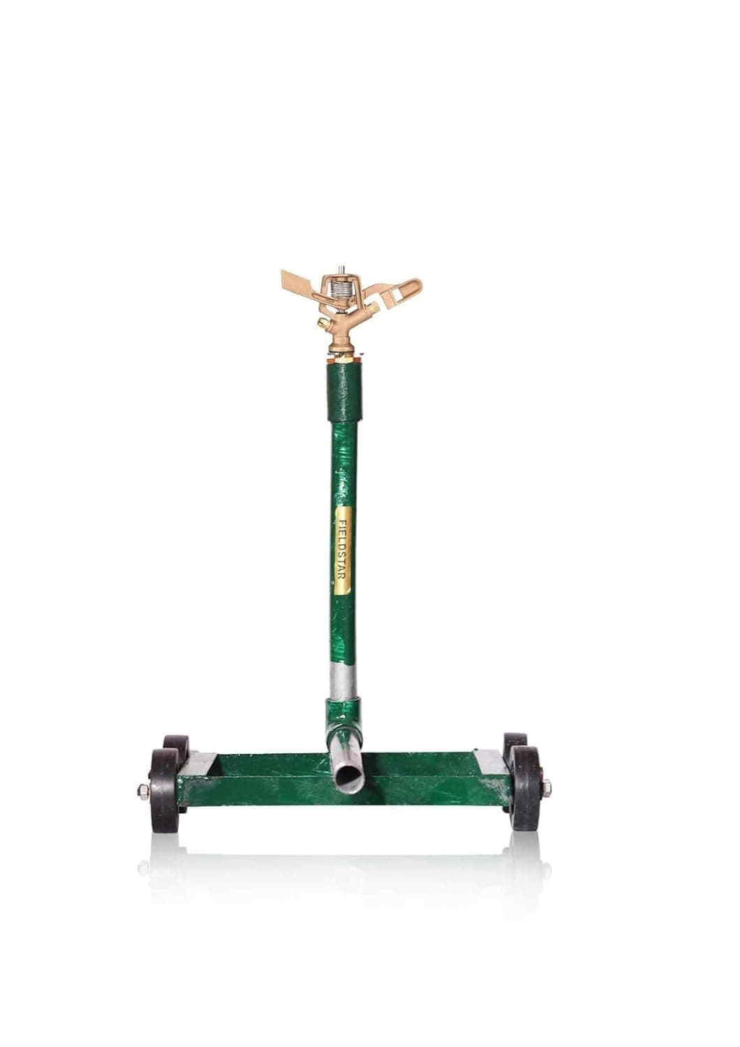 Fieldstar Impulse Brass Heavy Sprinkler with 4 Wheel Stand.