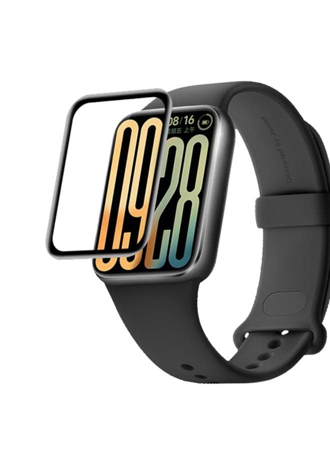 3Pcs Screen Protector for Xiaomi Smart Band 10 Pro, Positioning Composite Film with Easy Alignment Installation, 3D Full Screen Coverage Protective Film, HD Clarity, Anti-Scratch, Bubble Free