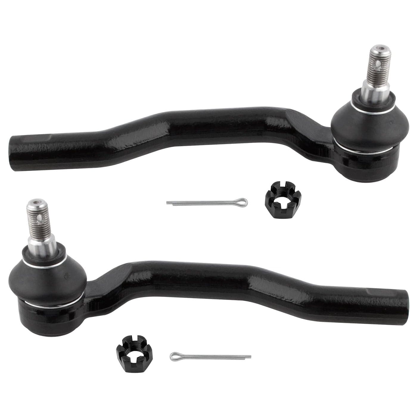 BOXI 2pcs Front Outer Tie Rod End Links Fit for Mazda CX7 2007 2008 2009 2010 2011 2012 for Mazda CX9 2007 2008 2009 2010 2011 2012 2013 2014 2015 Sport Utility 4Door ES800600 ES800601