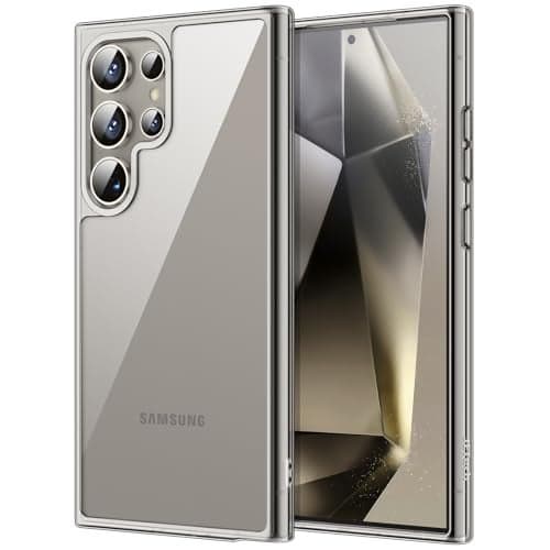 JETech Case for Samsung Galaxy S24 Ultra 5G NonYellowing Shockproof Bumper Protective Phone Cover AntiScratch Hard PC Back Titanium Grey