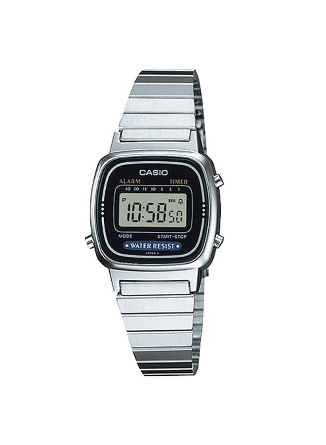 Women Youth Digital Watch LA670WA-1DF - 30 mm - Silver