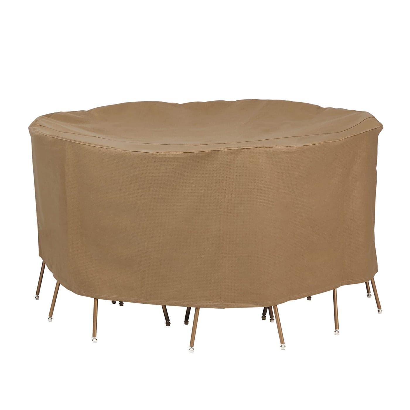 Duck Covers Essential WaterResistant 90 Inch Round Patio Table Chair Set Cover Outdoor Table Cover