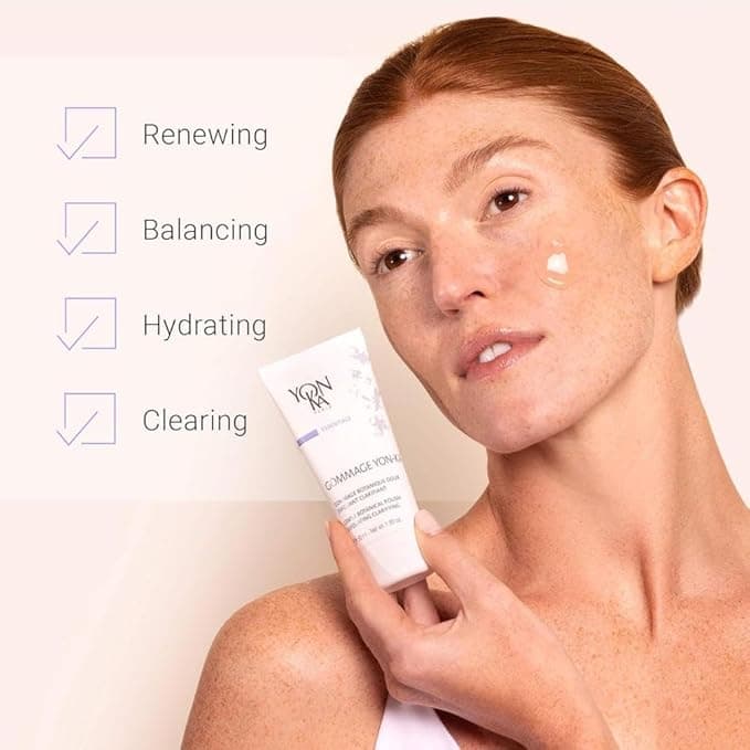 Face Cleanser Gel Yonka 200ml 94 Natural Origin Gentle Cleansing Foam for Face Wash and Makeup Remover Clears and Purifies all Skins Perfect for Acne Prone and Oily Skin Red Algae and Iris