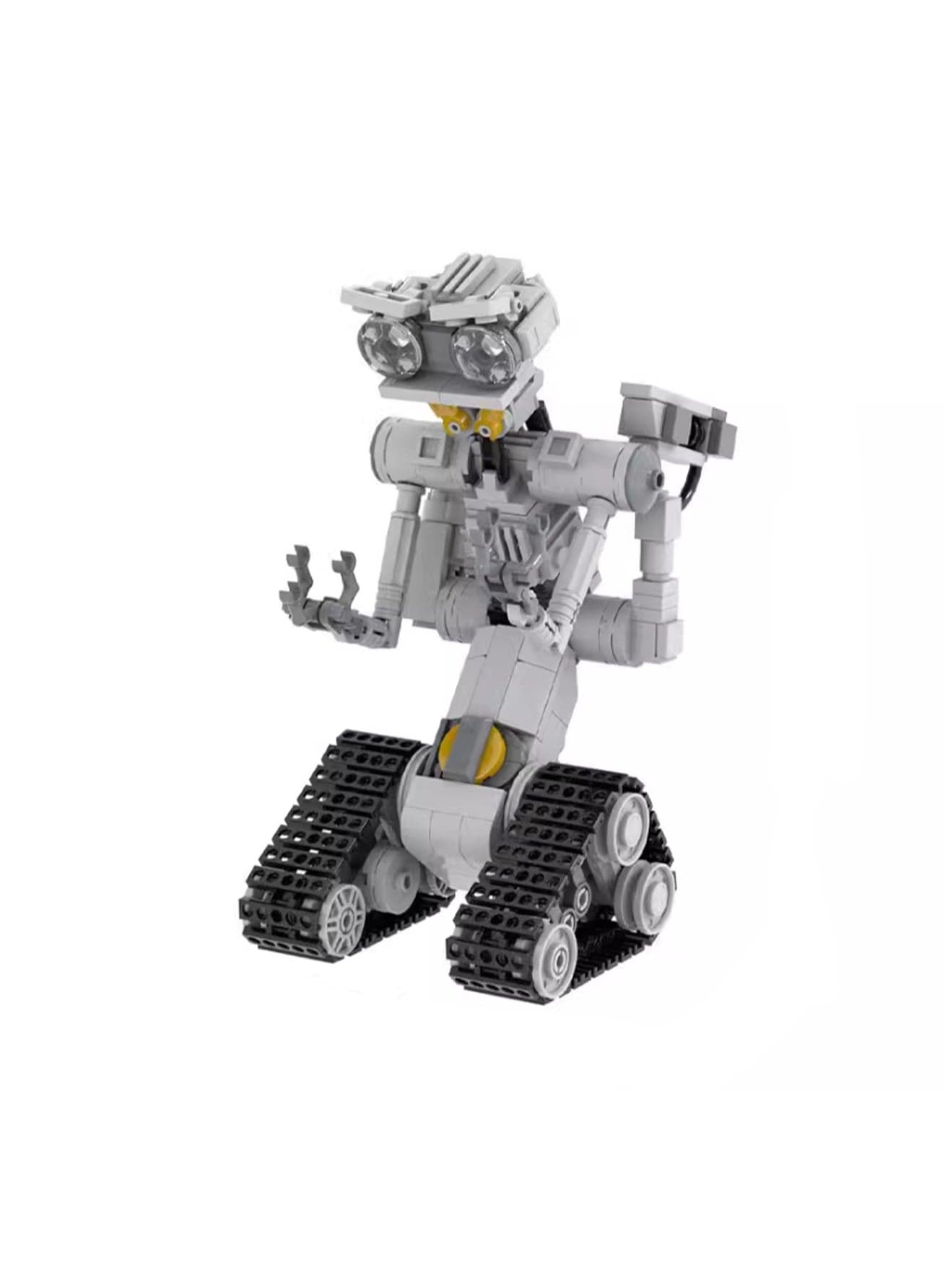 Children's Self-assembly Small Particle Toy Building Blocks Thunderbolt No. 5 Robot Model Hand-made Creative Plug-in Toys