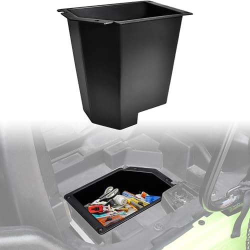 SAUTVS Under Seat Storage Box Compatible with Honda Pioneer 520 20212026 Pioneer 500 20152023 Accessories Water Resistance 89L Under Driver Seat Storage Bin