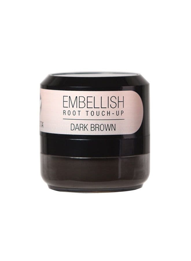 Embellish Root Touch-Up, Dark Brown, Temporary Grey Cover and Root Concealer, 0.35 oz.