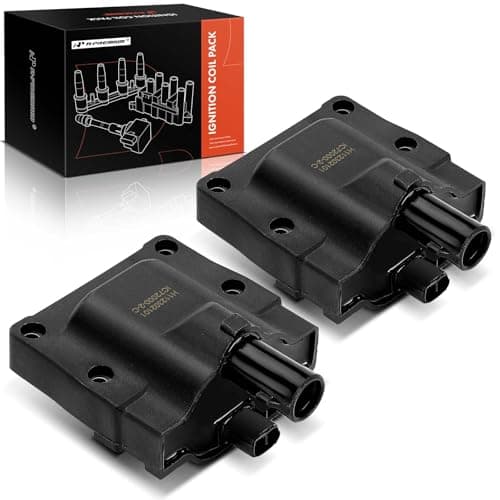 A-Premium Engine Ignition Coil Pack (2-Pin) Compatible with Lexus LS400, SC400 & Toyota 4Runner, Camry, Celica, MR2, Pickup, T100, 2.0L 2.2L, 2-PC Set