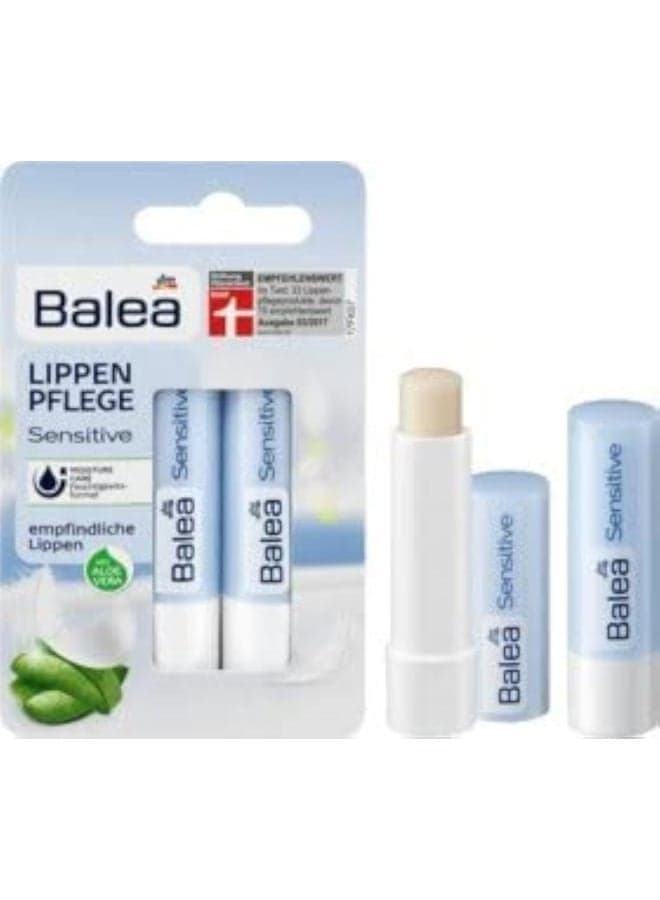 Lip Care Sensitive 9.6 g (pack of 2) - German product