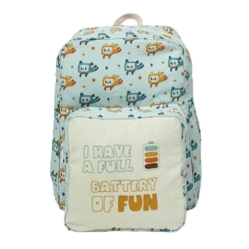 TIDY SLEEP Cute Backpack for Kids Girls Boys Toddler Backpack Preschool Nursery Travel Bag - Size (34x24) cm - Robo Love