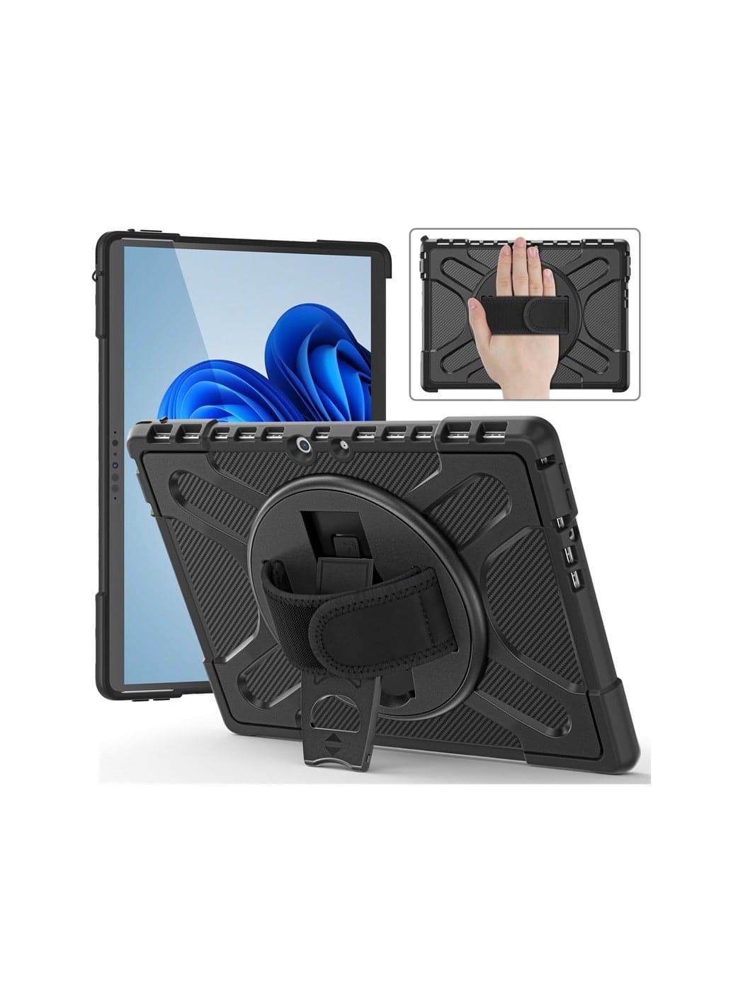 Microsoft Surface Go 1/2/3/4 Shockproof Tablet Case Stand Back Cover Multi-Generation Compatible Precision Fit
