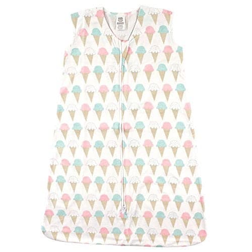 Luvable Friends Unisex Baby Sleeveless Jersey Cotton Sleeping Bag, Sack, Blanket, Ice Cream Jersey, 18-24 Months