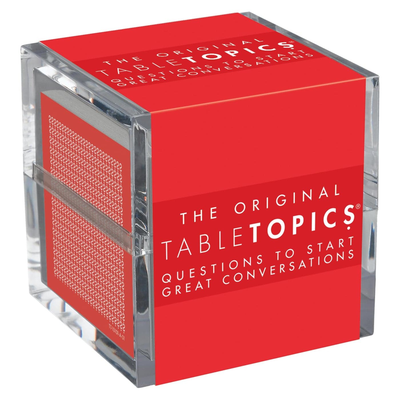 TableTopics - The Original - Conversation Starter Cards - 135 Questions to Break the Ice & Build Connection with Friends, Family, Workmates at Home, Parties, & Meetings