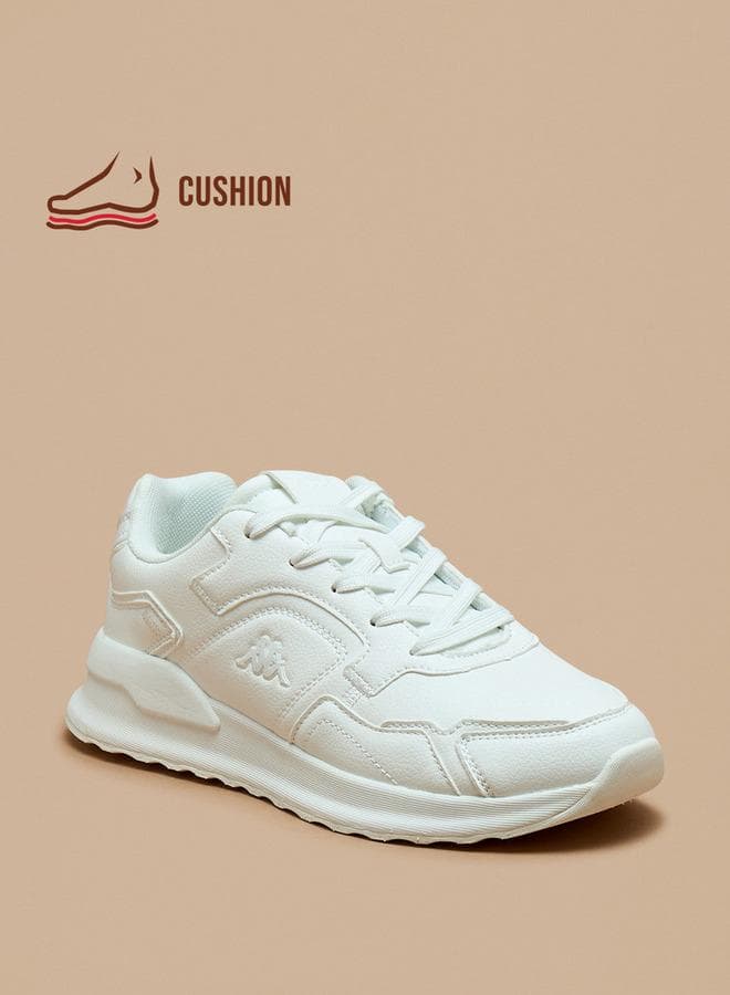 Monotone School Walking Shoes With Lace-Up Closure — 41