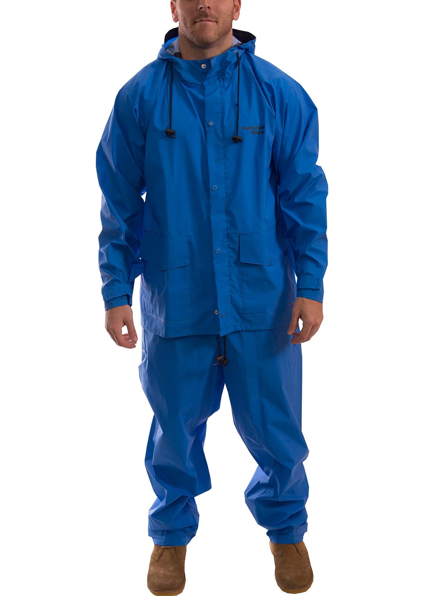 TINGLEY Rubber S66211 R.B. Storm Champ 2-Piece Rain Suit, Medium, Blue