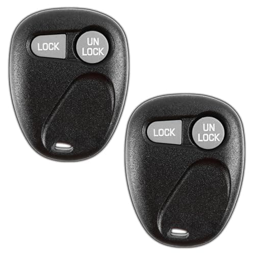 KeylessOption Key Fob Replacement for 1996 1997 1998 1999 2000 2001 2002 Buick Cadillac Chevrolet GMC Oldsmobile Pontiac Keyless Entry Remote Control, 2-Button 16245100-29 - 2 Pack