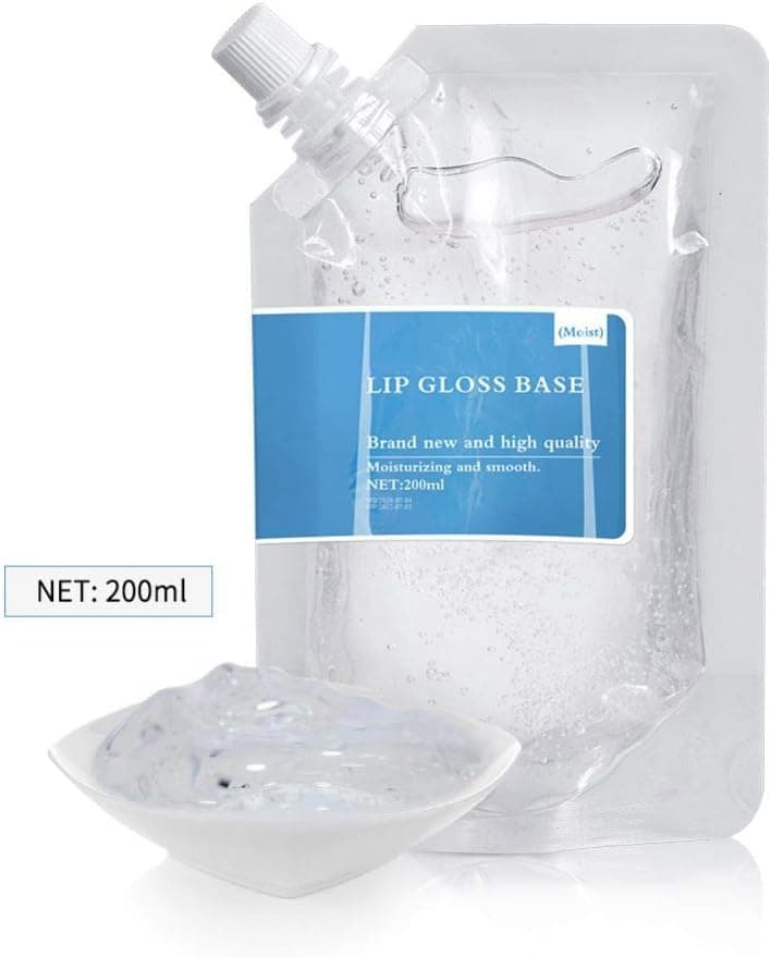 weixinbuy Moisturizing Lip Gloss Base Lip Makeup Primer Basic Lipstick Lip Gloss MaterialDIY Handmade Clear Lip Gloss Nonstick Lip Gloss200ml705oz