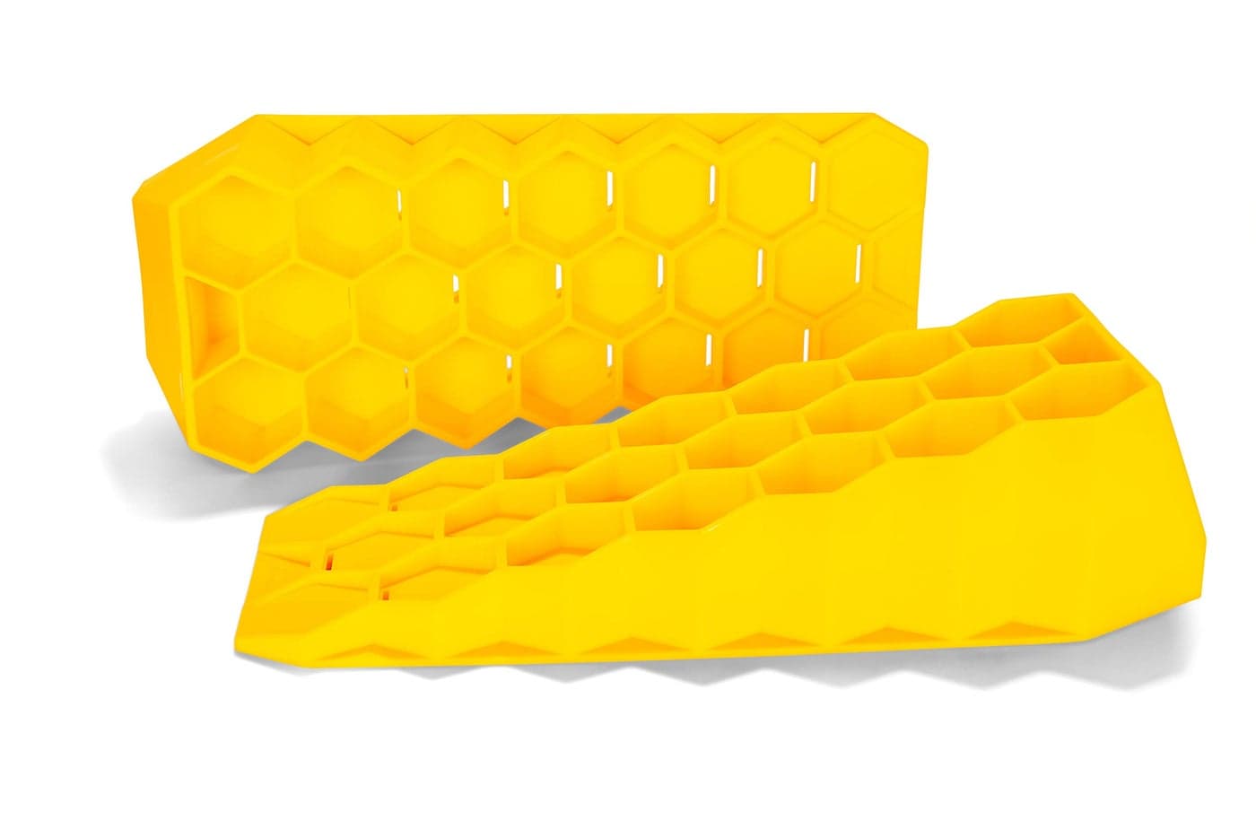 Camco CamperRV Wedge Leveler Adds Up to 325 of Lift Features Heavy Duty Lightweight Honeycomb Design Compatible wRVs with Parking Brakes 2Pack 44580
