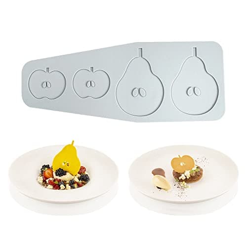 Hollow Leaf Silicone Mold Chocolate Candy 3D Hollow Leaf Candy Mold Food Cooking Meals Decorations Fondant Mold Polymer Clay Molds Apple Pear B_996x4x012inch