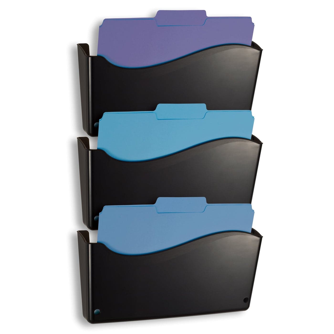 Officemate HeavyWeight Hanging Wall File 22382 Black